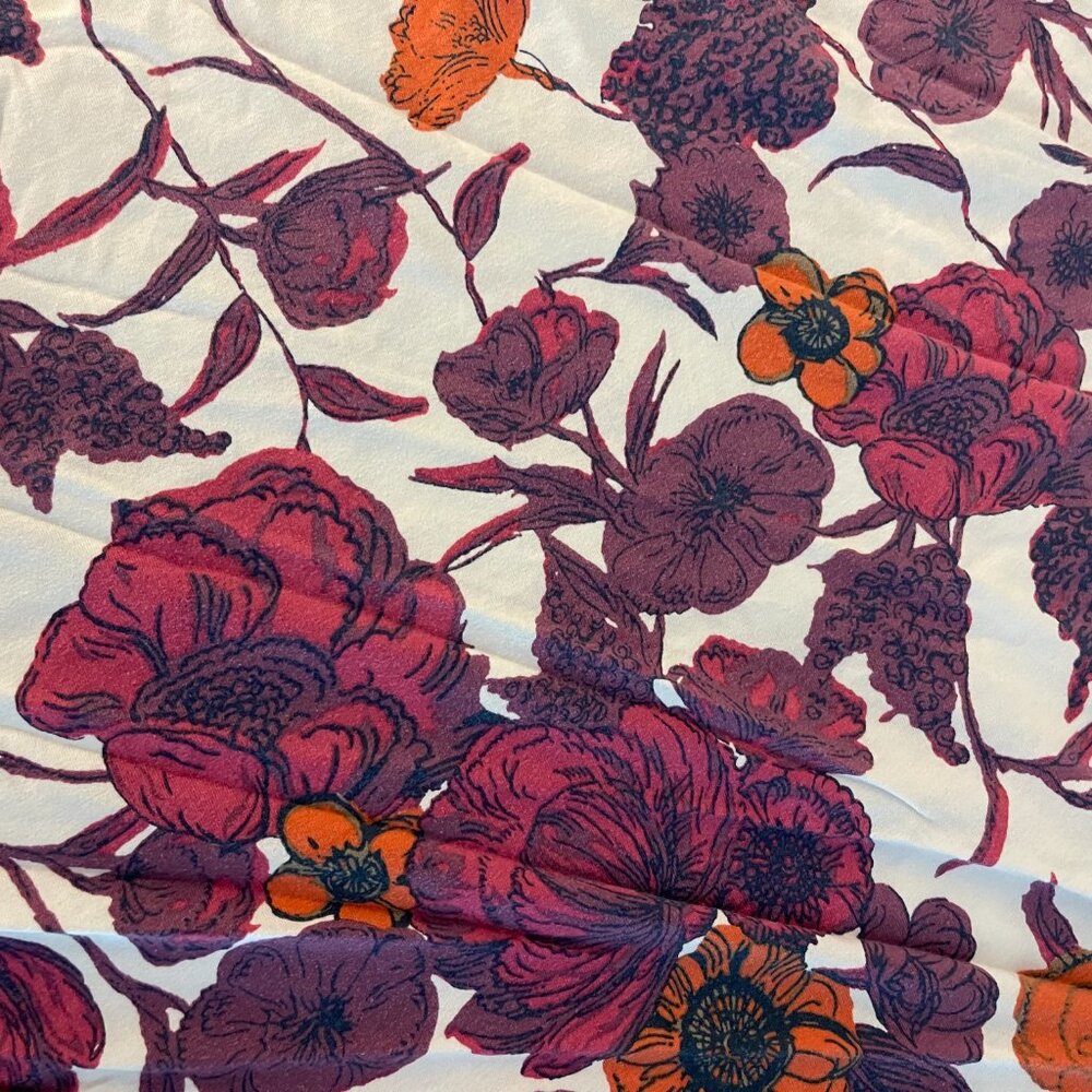 Patagonia Women's Kamala Skirt, Size Medium, Pink/Orange Floral - Picture 2 of 8
